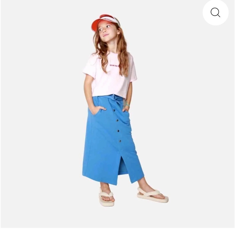 Vibrant Blue Kids Skirt euro 140/146. Sweatshirt feel Cos I Said So